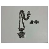 Kirks Folly Star Necklace and Earring Set