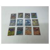 (12) Pokemon Trading Cards with Ultra Pro Top Loaders