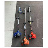 (3) Gas String Trimmers... see photos for conditions