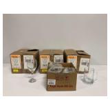 Tigerchef Glassware Lot with Wine Glasses and Beer Mugs