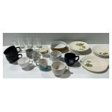 Mixed Ceramic and Glass Tableware Lot