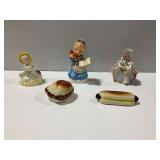 Ceramic Figurines and Food Shakers