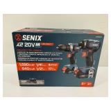 Senix X2 20V Cordless 2-Tool Combo Kit S2K2B2-01 in Box