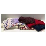 Group of Blankets and Throws