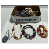 Costume Jewelry Assorment with Necklaces and Bracelets