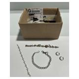 Costume Jewelry Including Bracelets and Earrings