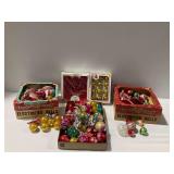 (2) Ringalite Electrified Bells Sets and Glass Ornaments