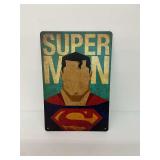Superman Metal Sign