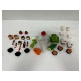 Group of Salt and Pepper Shaker Sets... Various Novelty Designs