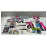 Beads, Rhinestones, and Crafting Tools