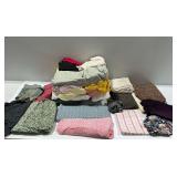 Assortment of Various Vintage Fabric... Excellent Craft Project Textiles