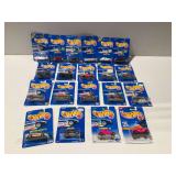 Carded Hot Wheels Diecast Vehicles