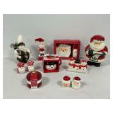 Christmas Theme Ceramic and Figural Decor