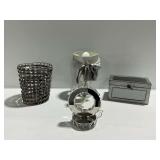 Home Decor Group with Lamps and Decorative Box...damage