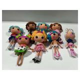 Lalaloopsy Plastic Dolls with Various Outfits and Hairstyles