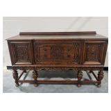 Jacobean Style Carved Wooden Buffet