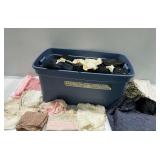 Vintage Textiles and Garments Including Crocheted Work