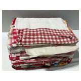 Redwork Linens and Aprons