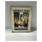 1933 Chicago World Fair Poster Framed