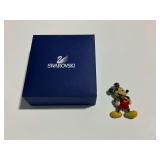 Swarovski Mickey Mouse Crystal Figural Pin with Box