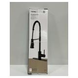 New Homepointe Matte Black Commercial Style Kitchen Faucet