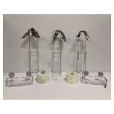 Accessory Lot with Canisters and Brookstone Caddies