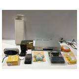 Sony VCR and Electronics with Radios and Lighting