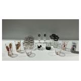 Mixture of Drinking Glasses and Barware