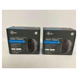 (2) GE Cync Outdoor Battery Powered Smart Cameras
