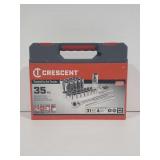 New Crescent 35-Piece 3/8-In. Drive Socket Wrench Set