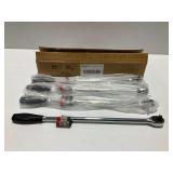 (4) New 3/8 in. Drive 18 in. Extra Long Ratchets