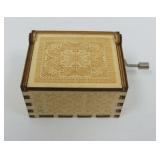 Wooden Music Box Plays "You Are My Sunshine"