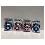 (4) New Leash Lock Hands Free Retractable Leashes