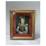 Print of Original 1569 Tudor Portrait Titled "A Young Lady Aged 21"
