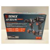 New Senix 20V Cordless 2-Tool Combo Kit