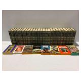 Funk and Wagnalls Standard Reference Encyclopedia Set and Military Themed Books
