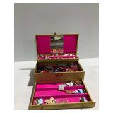 Jewelry Box with Assorted Jewelry