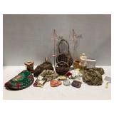 Baskets, Wigs, and Household Decor