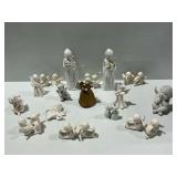 Porcelain Angel Figurines and Napkin Rings