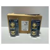 (6) Tru Guard Mushroom Polished Brass Bed and Bath Privacy Locksets