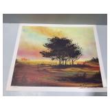 William Verdult Signed Landscape Print