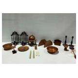 Wooden Decorative Items and Candles