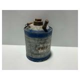 Metal Kerosene Can with Wooden Handle