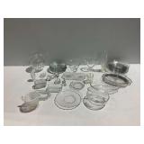 Pressed Glass Tableware Assortment