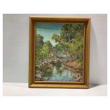 C. N. Carrothers Original Landscape Oil Painting