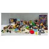 Assortment of Toys, Games, and Craft Supplies