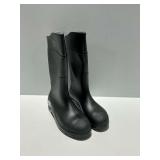 Pair of New Servus Size 13 Black Rubber Safety Boots