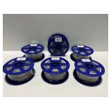 (6) Rolls Make 2 Fit Glass Glazing Spline Gray Vinyl 200 ft.