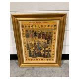 Framed Chicago Sunday Tribune Picture Section March 27 1932 Bygone Easters Fashion Print