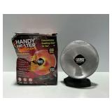 Handy Heater Heat Wave Parabolic Space Heater with Original Box...powers on